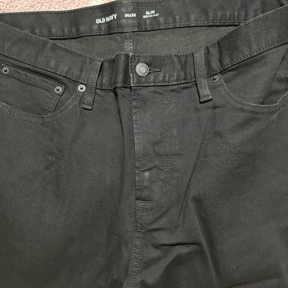 Old Navy Men's Slim Fit Charcoal Jeans